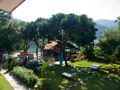 Blick aus unserem Hotel in Pokhara